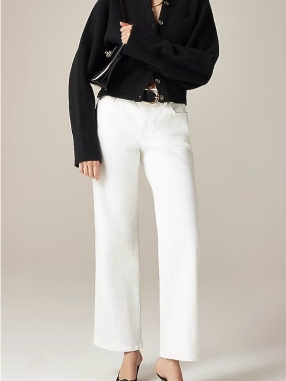 NWT J.Crew White ‘96 Low Rise Slim Wide Jeans size 29‎ 30 #167